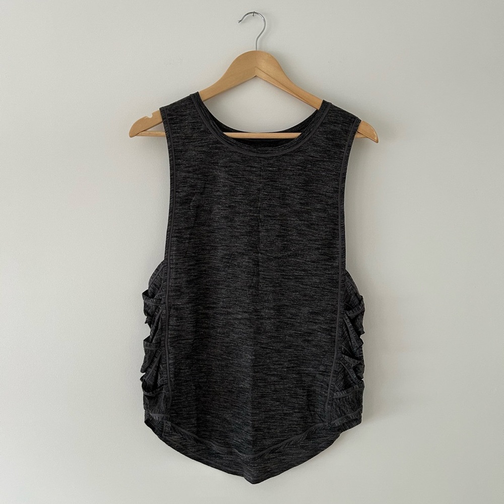 Lululemon Varsity Tank Top GUC Size 8 (Estimated) Heather Black